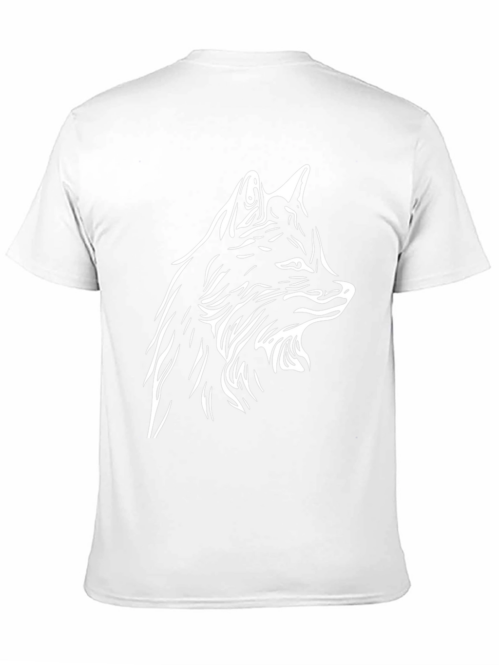 Wolf Graphic Black T-Shirt - Stylish Mens Tee