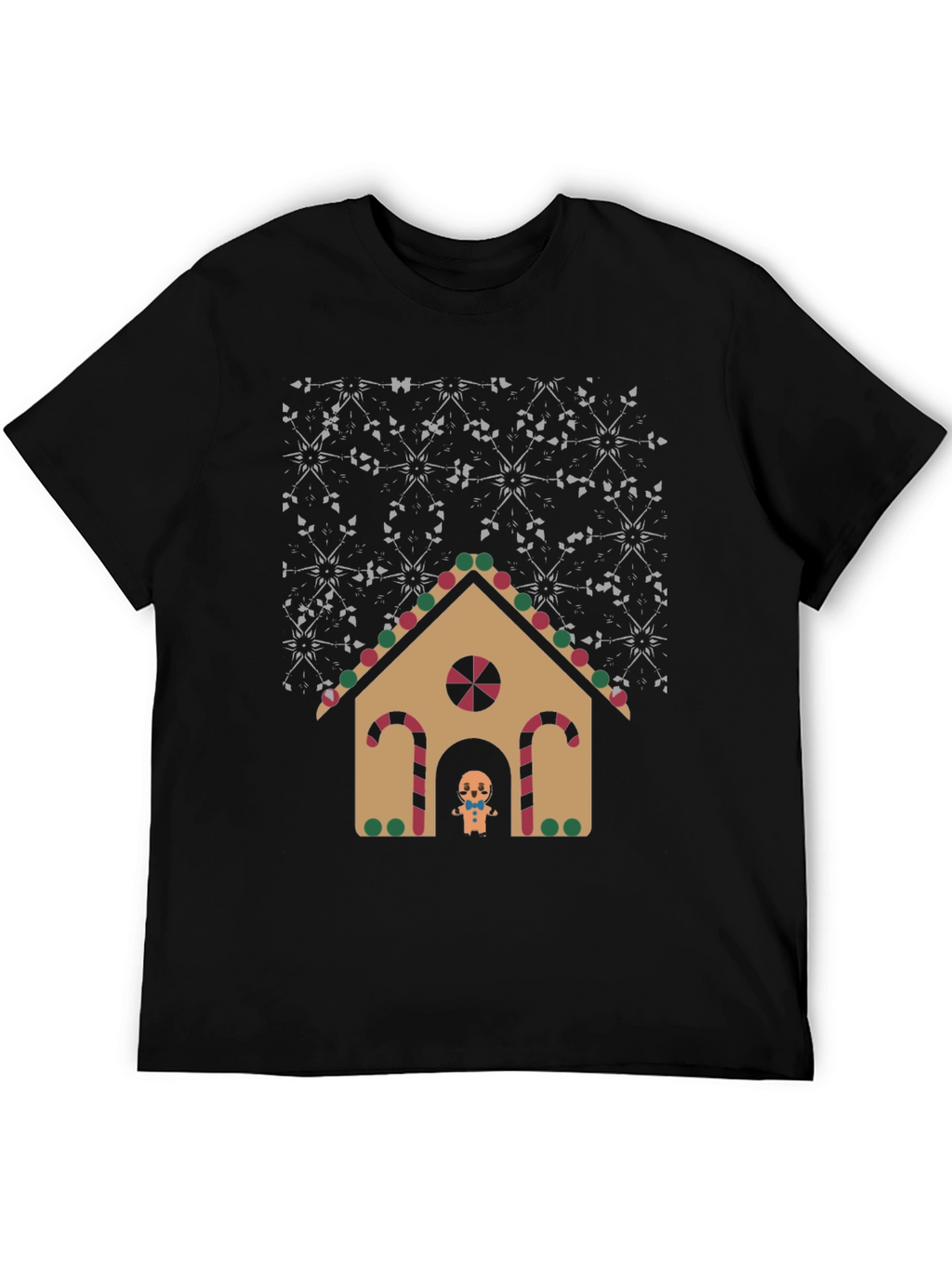 Gingerbread House Graphic Tee - Holiday Cheer!