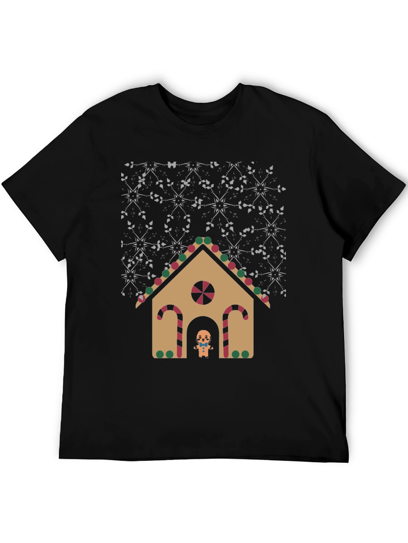 Gingerbread House Graphic Tee - Holiday Cheer!