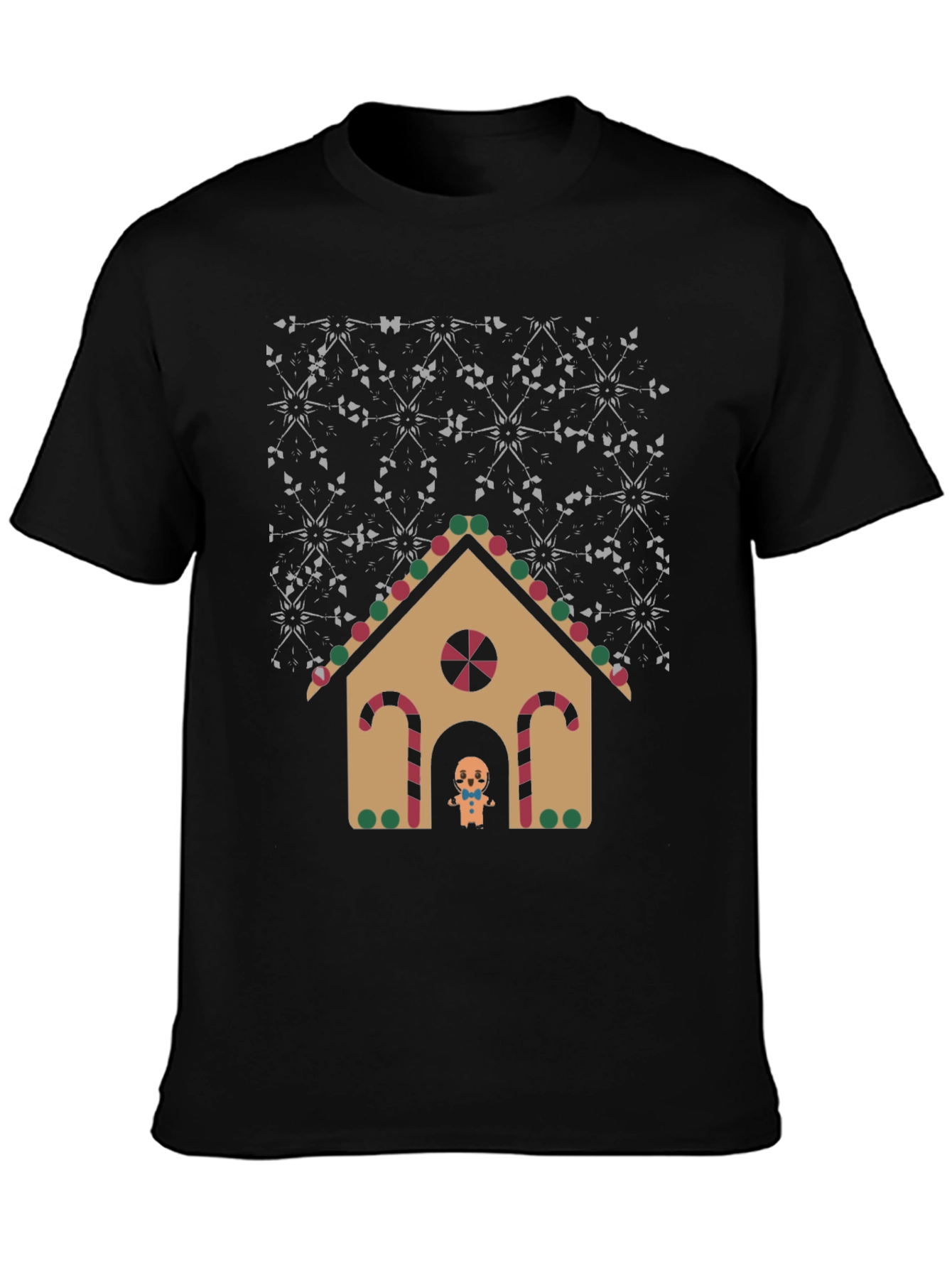 Gingerbread House Graphic Tee - Holiday Cheer!