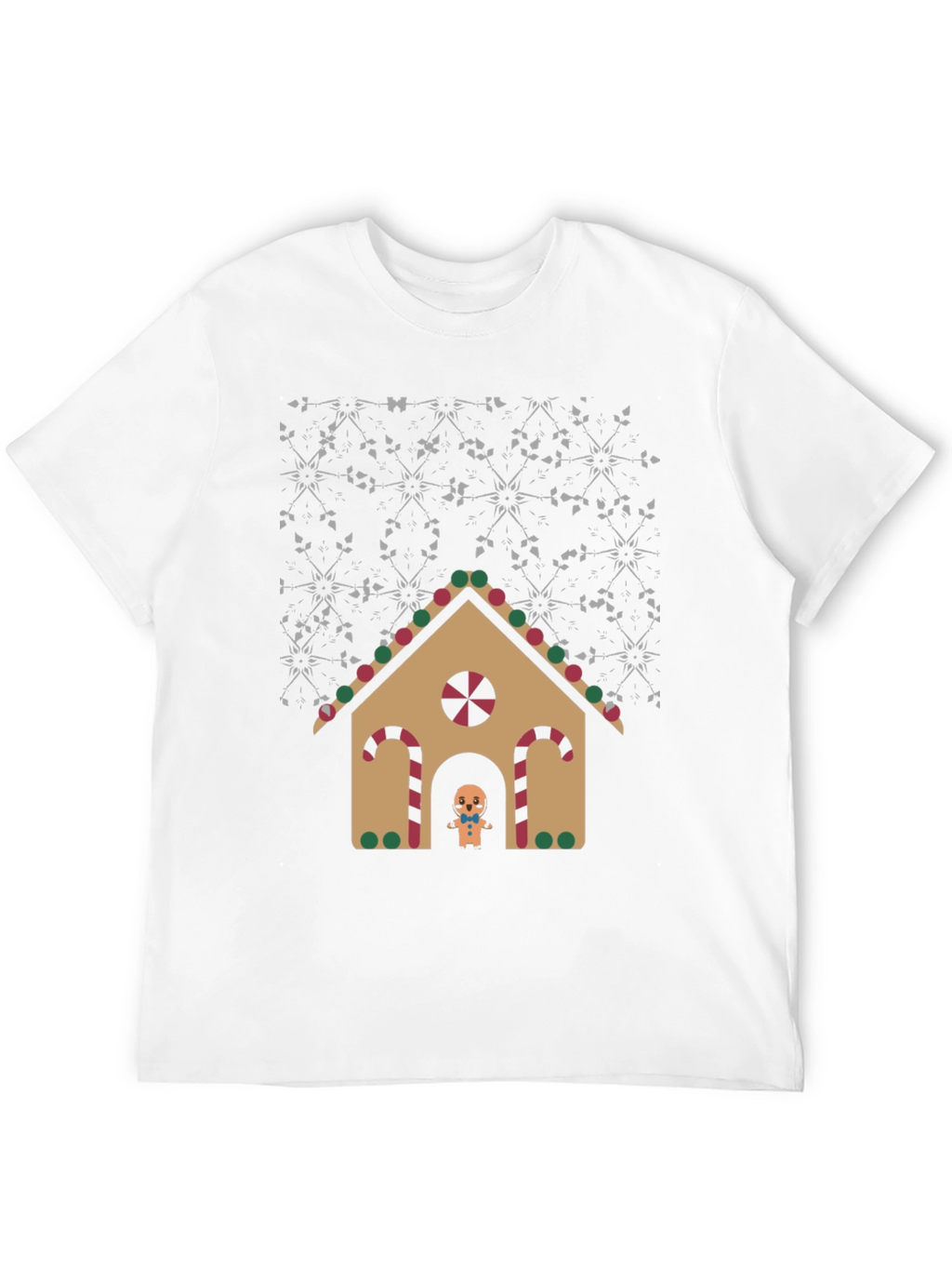Gingerbread House Graphic Tee - Holiday Cheer!