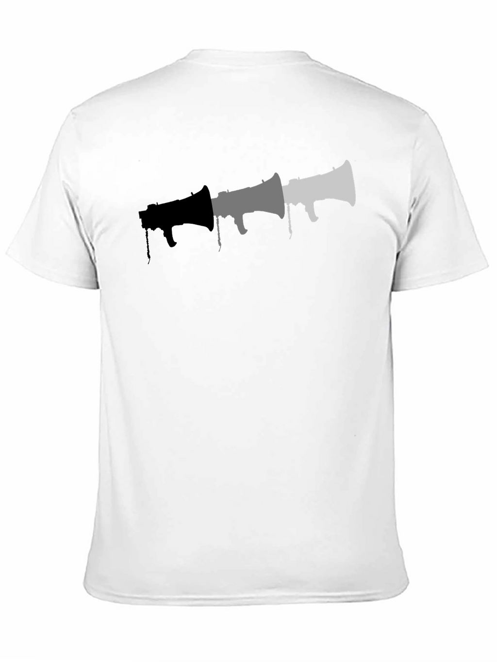 Graphic Megaphone T-Shirt - Black