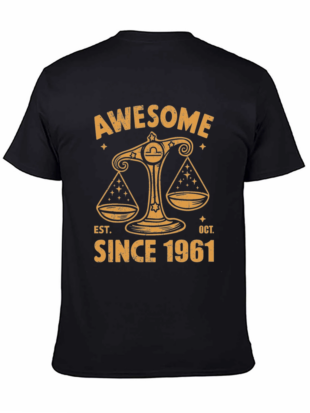 Awesome Since 1961 T-Shirt - Libra Zodiac