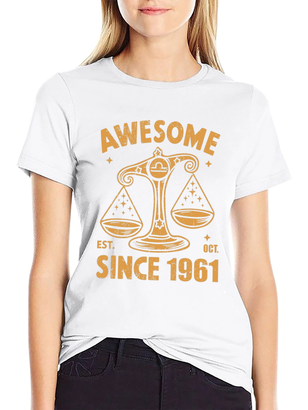 Awesome Since 1961 T-Shirt - Libra Zodiac