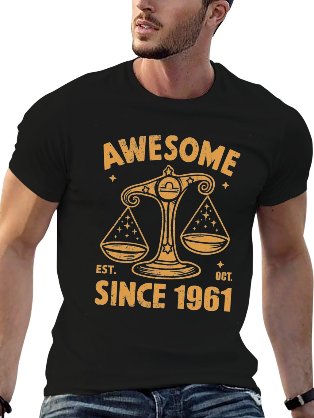 Awesome Since 1961 T-Shirt - Libra Zodiac