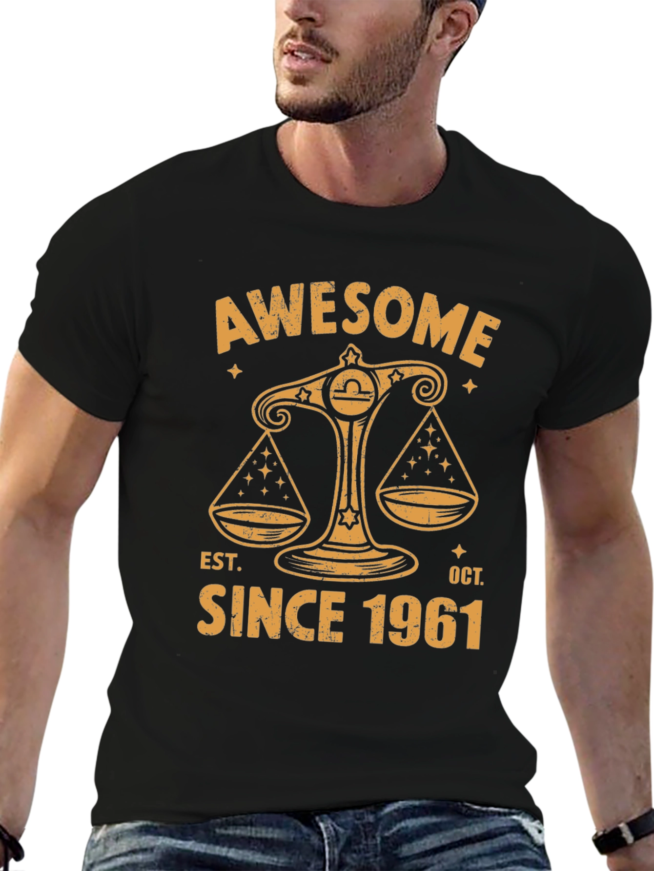 Awesome Since 1961 T-Shirt - Libra Zodiac