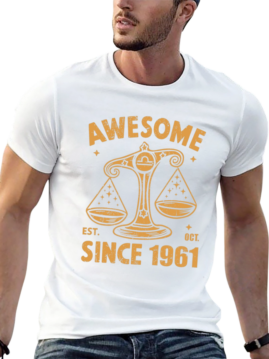 Awesome Since 1961 T-Shirt - Libra Zodiac