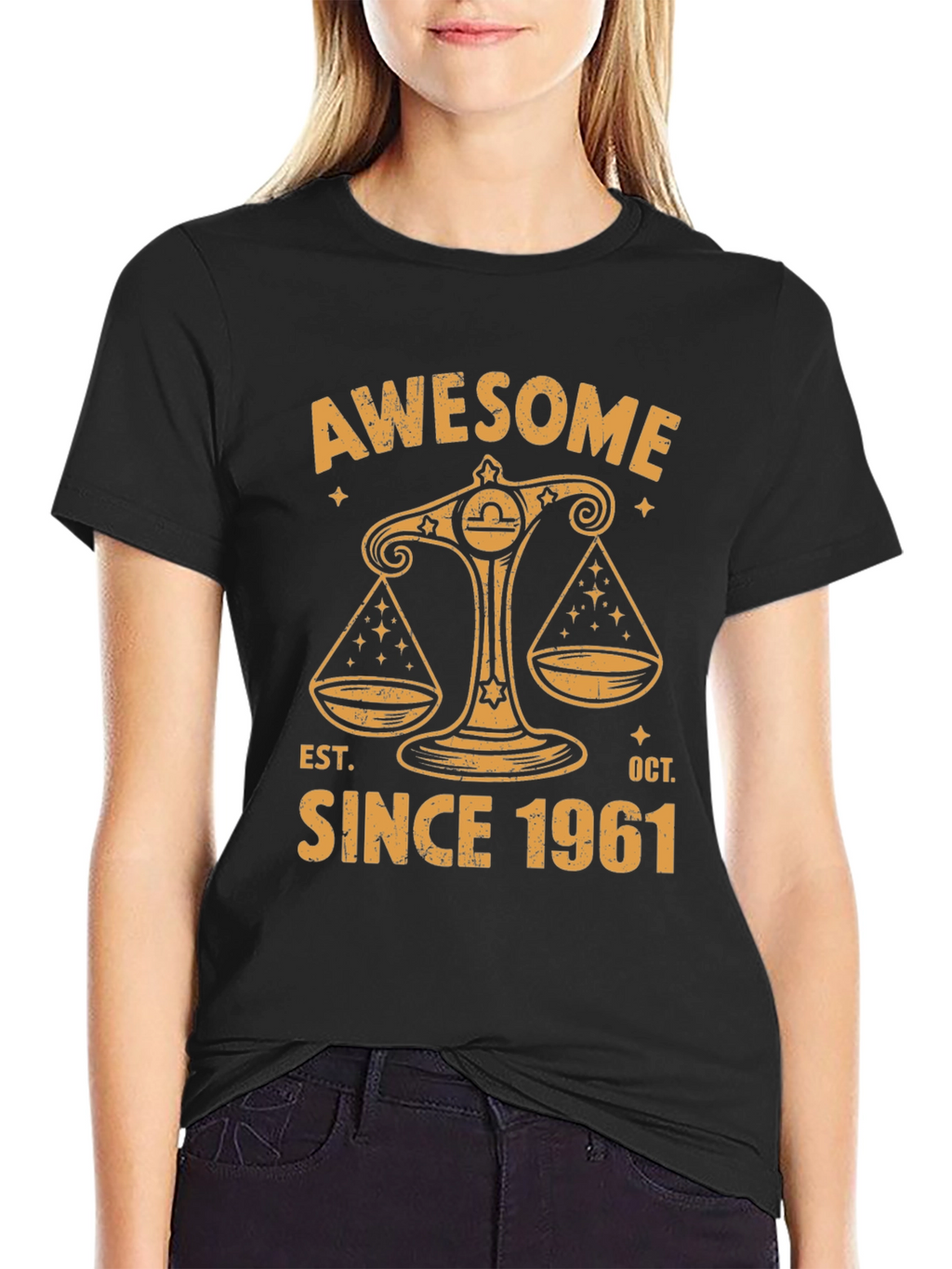 Awesome Since 1961 T-Shirt - Libra Zodiac