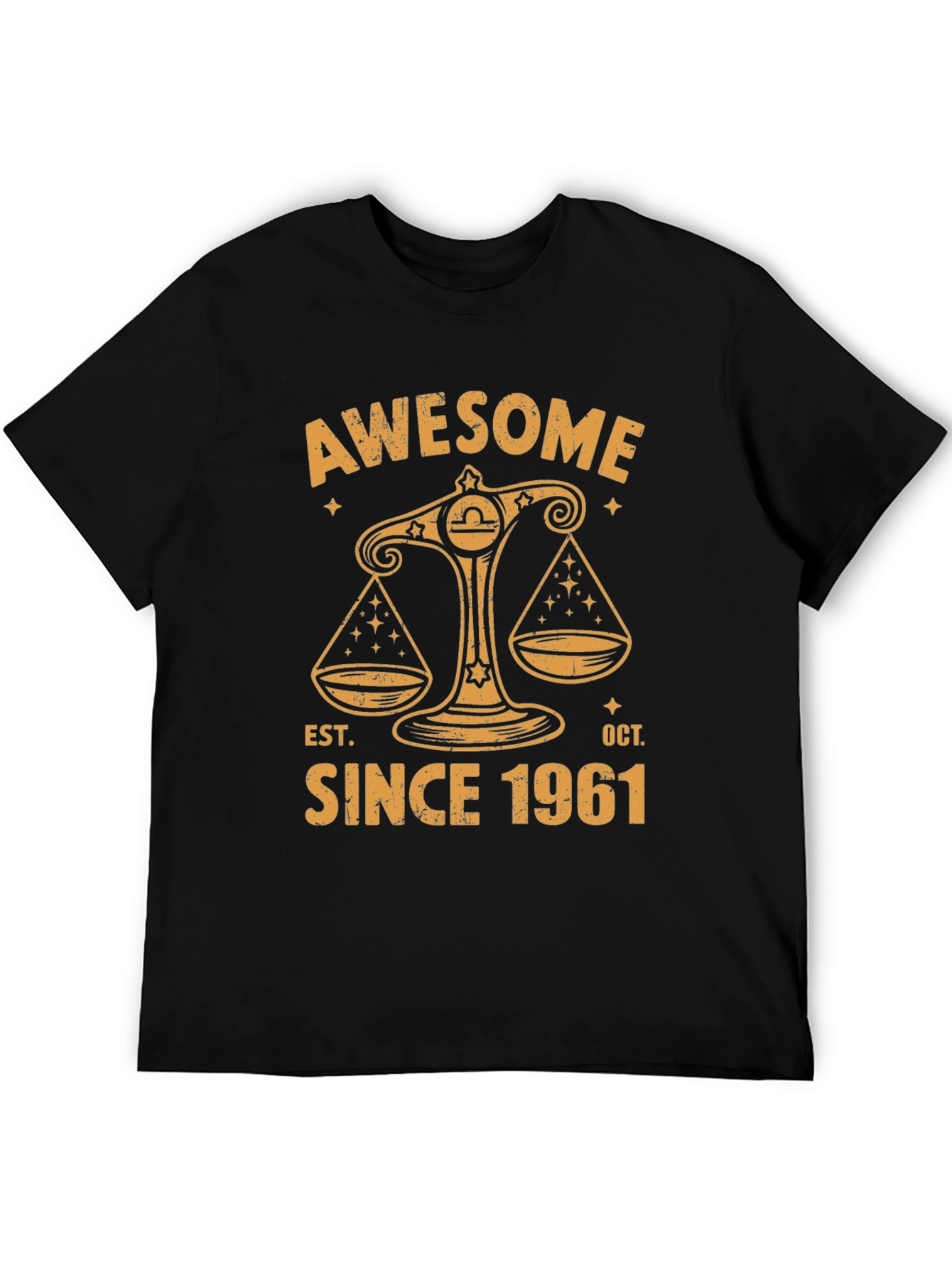 Awesome Since 1961 T-Shirt - Libra Zodiac