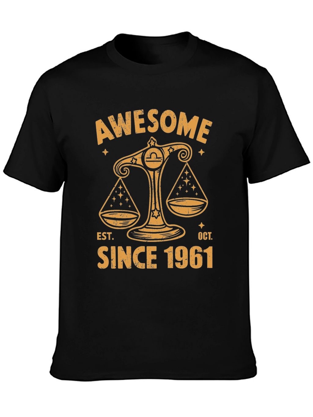 Awesome Since 1961 T-Shirt - Libra Zodiac