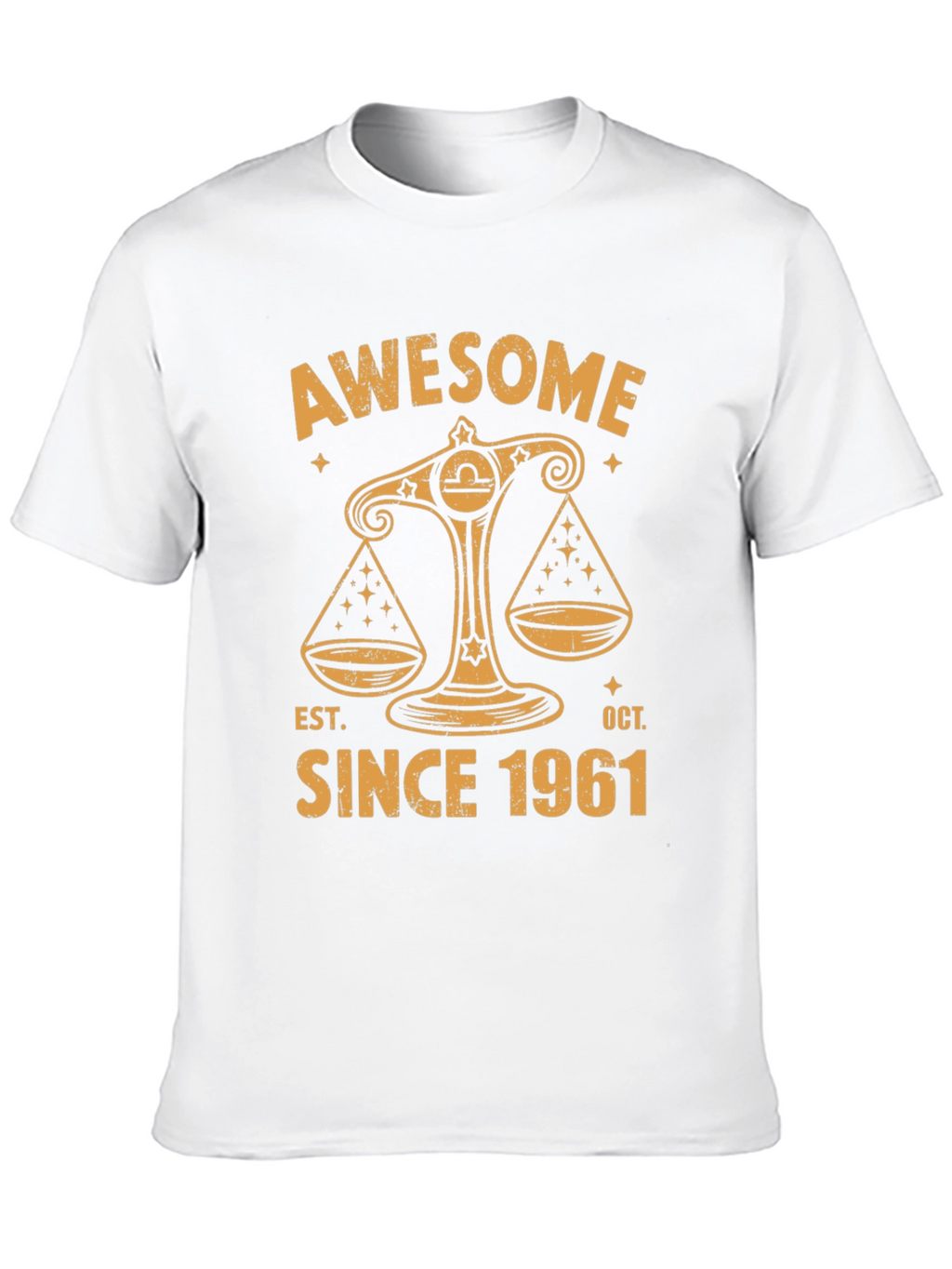 Awesome Since 1961 T-Shirt - Libra Zodiac