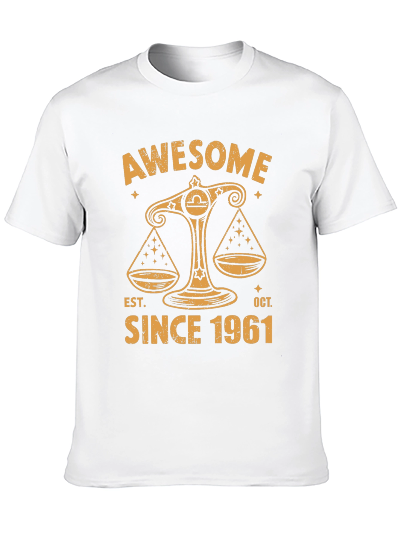 Awesome Since 1961 T-Shirt - Libra Zodiac