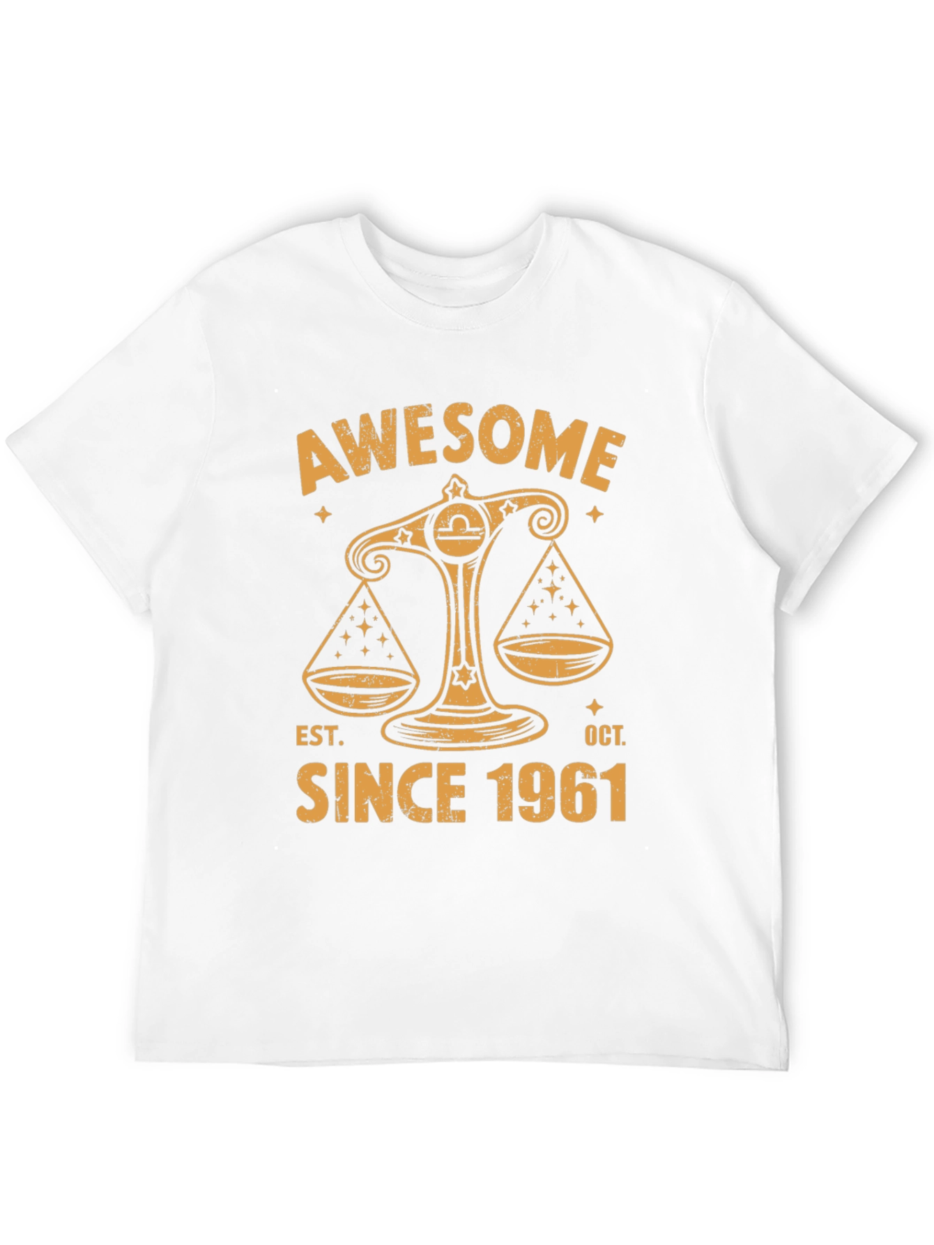 Awesome Since 1961 T-Shirt - Libra Zodiac