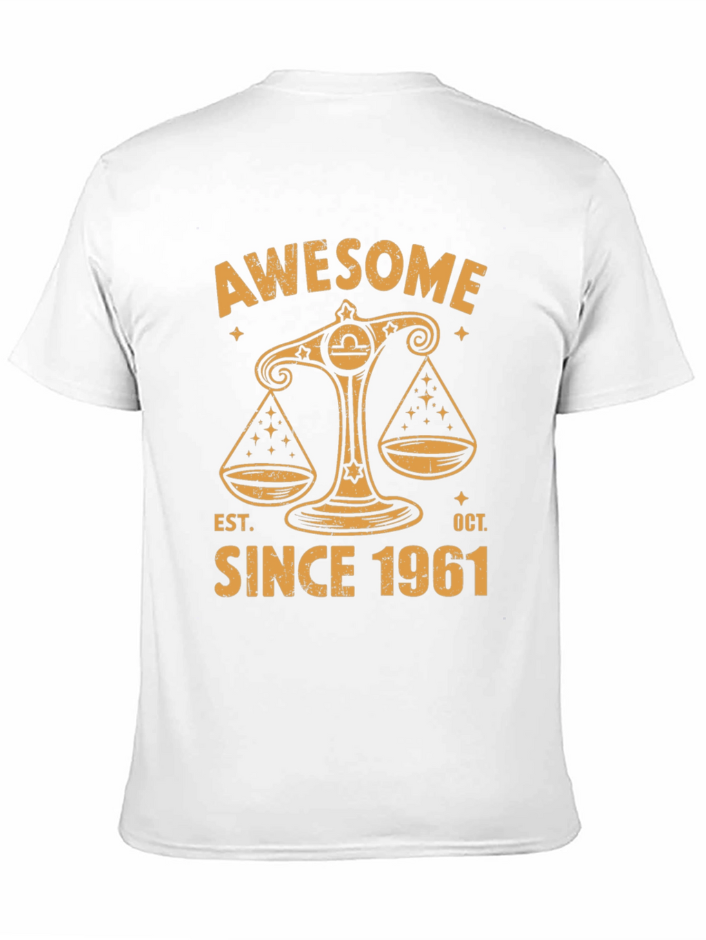 Awesome Since 1961 T-Shirt - Libra Zodiac