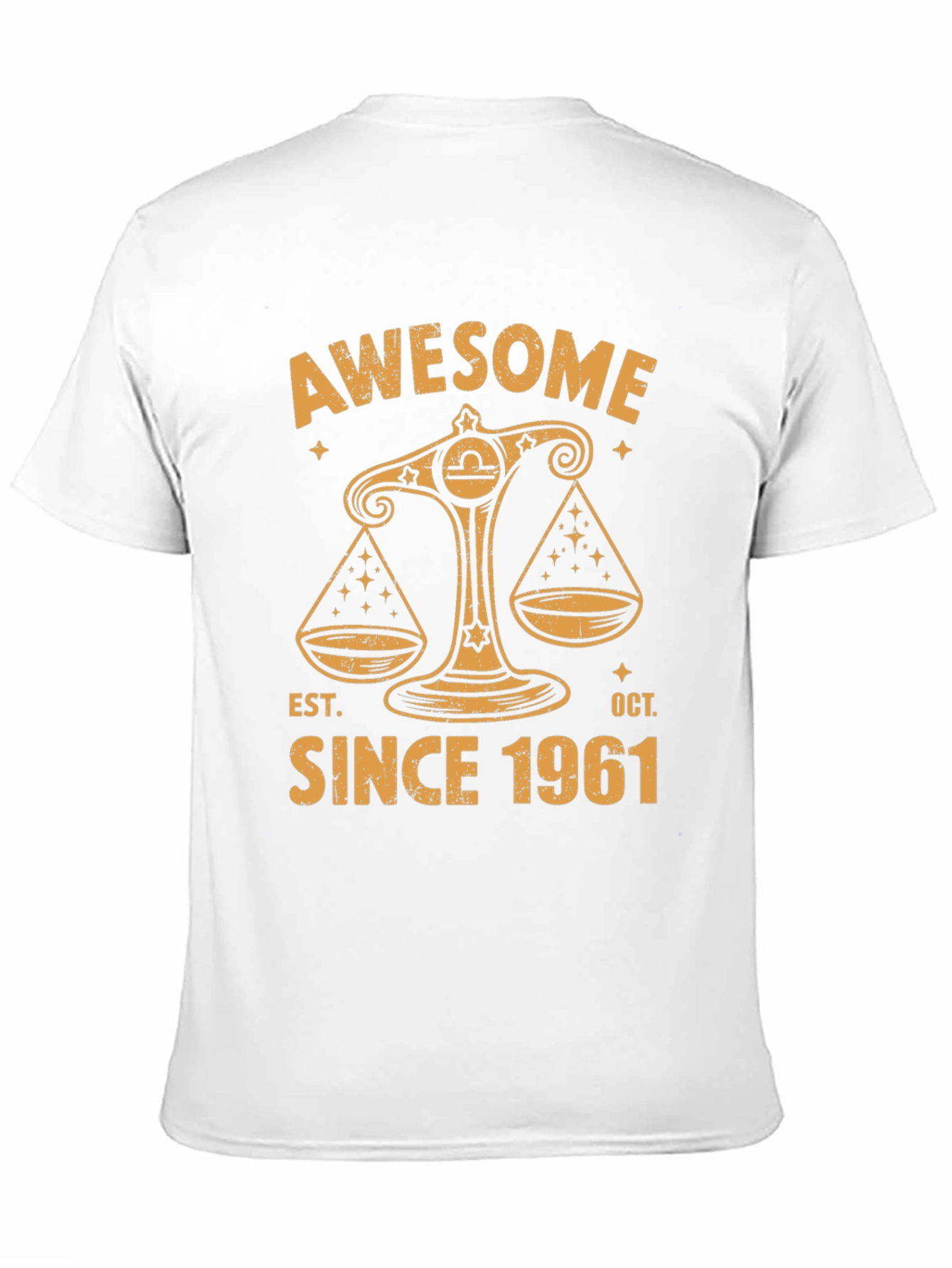 Awesome Since 1961 T-Shirt - Libra Zodiac