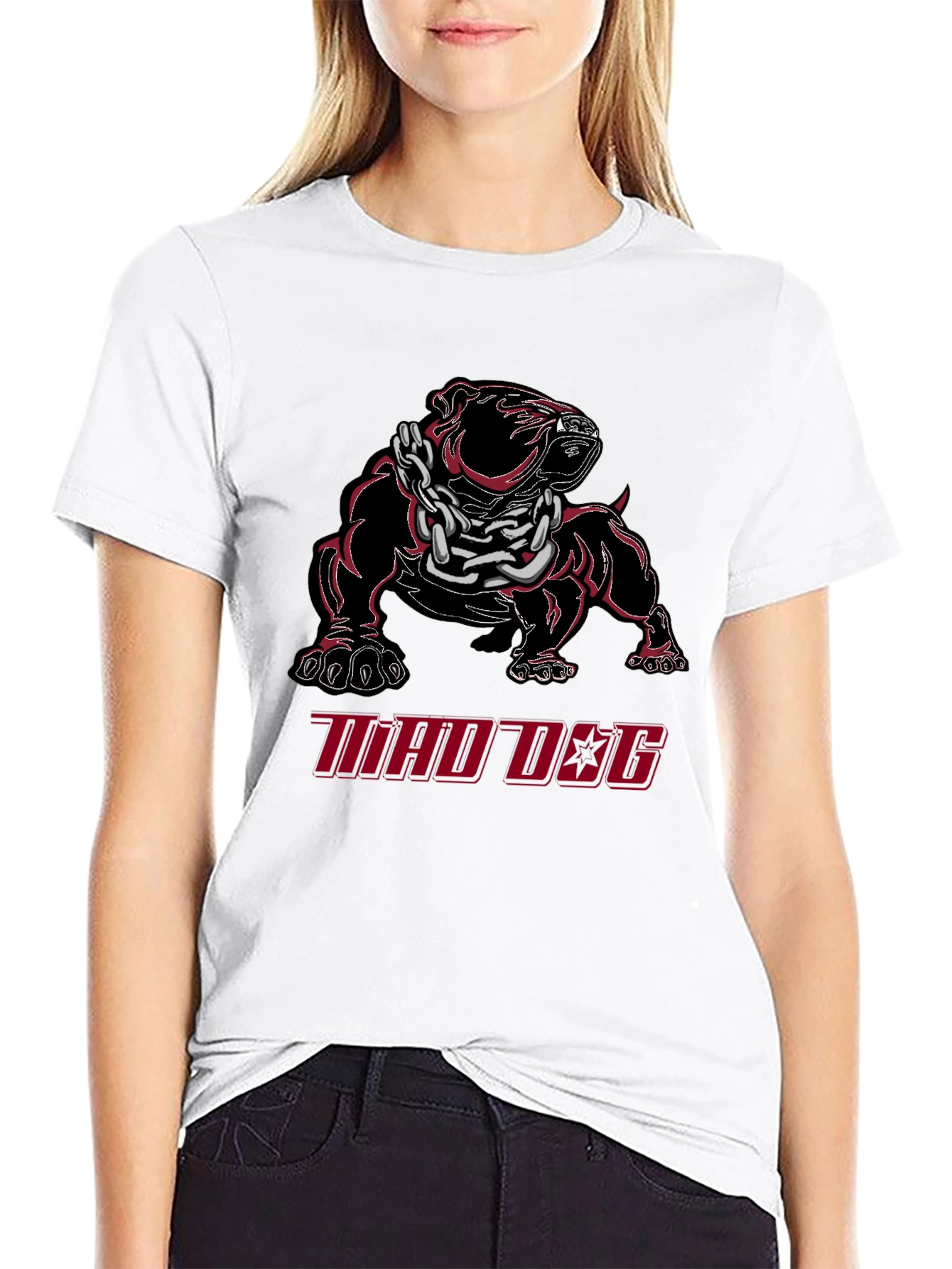 Mad Dog Graphic Tee - Black