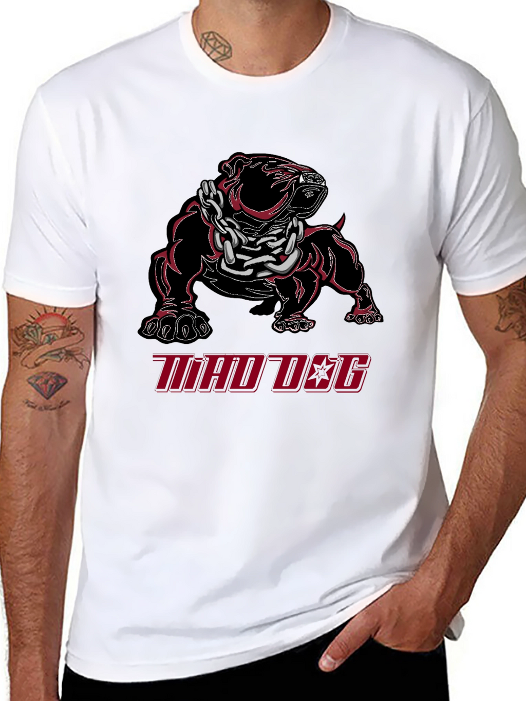 Mad Dog Graphic Tee - Black