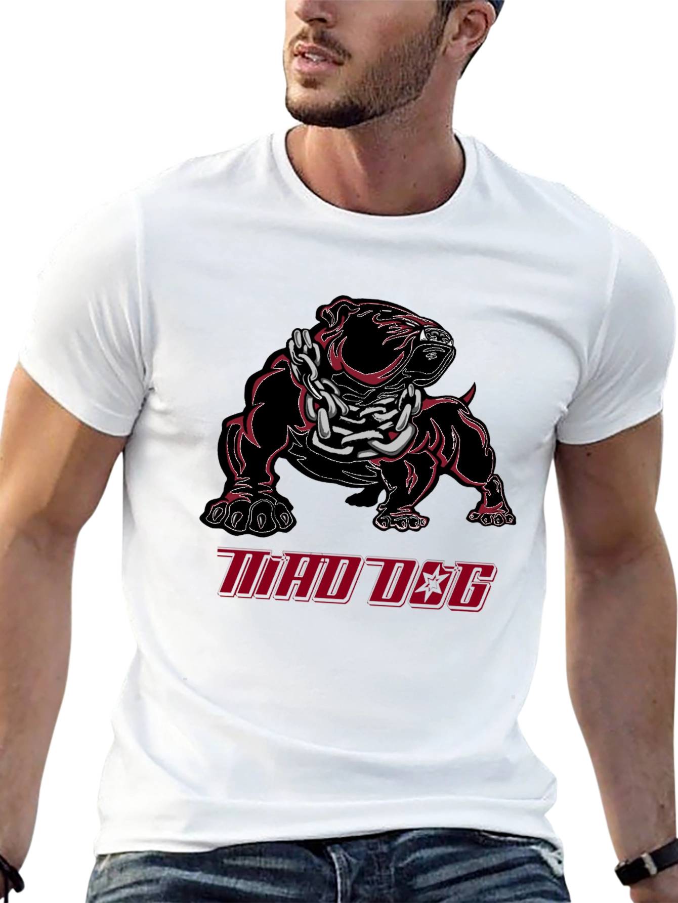 Mad Dog Graphic Tee - Black