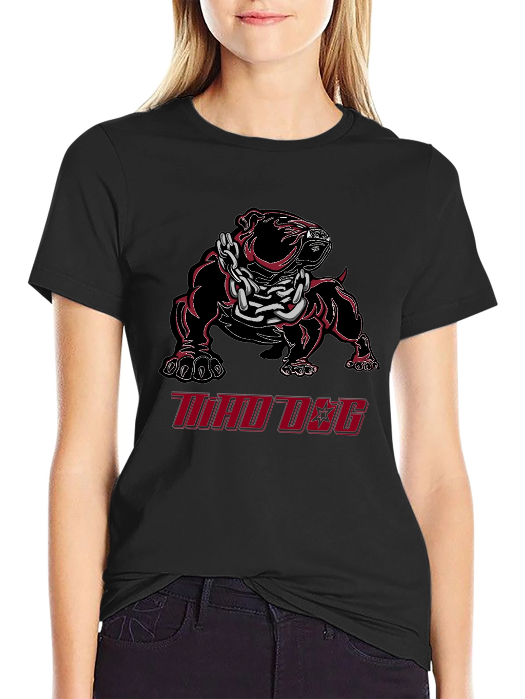 Mad Dog Graphic Tee - Black