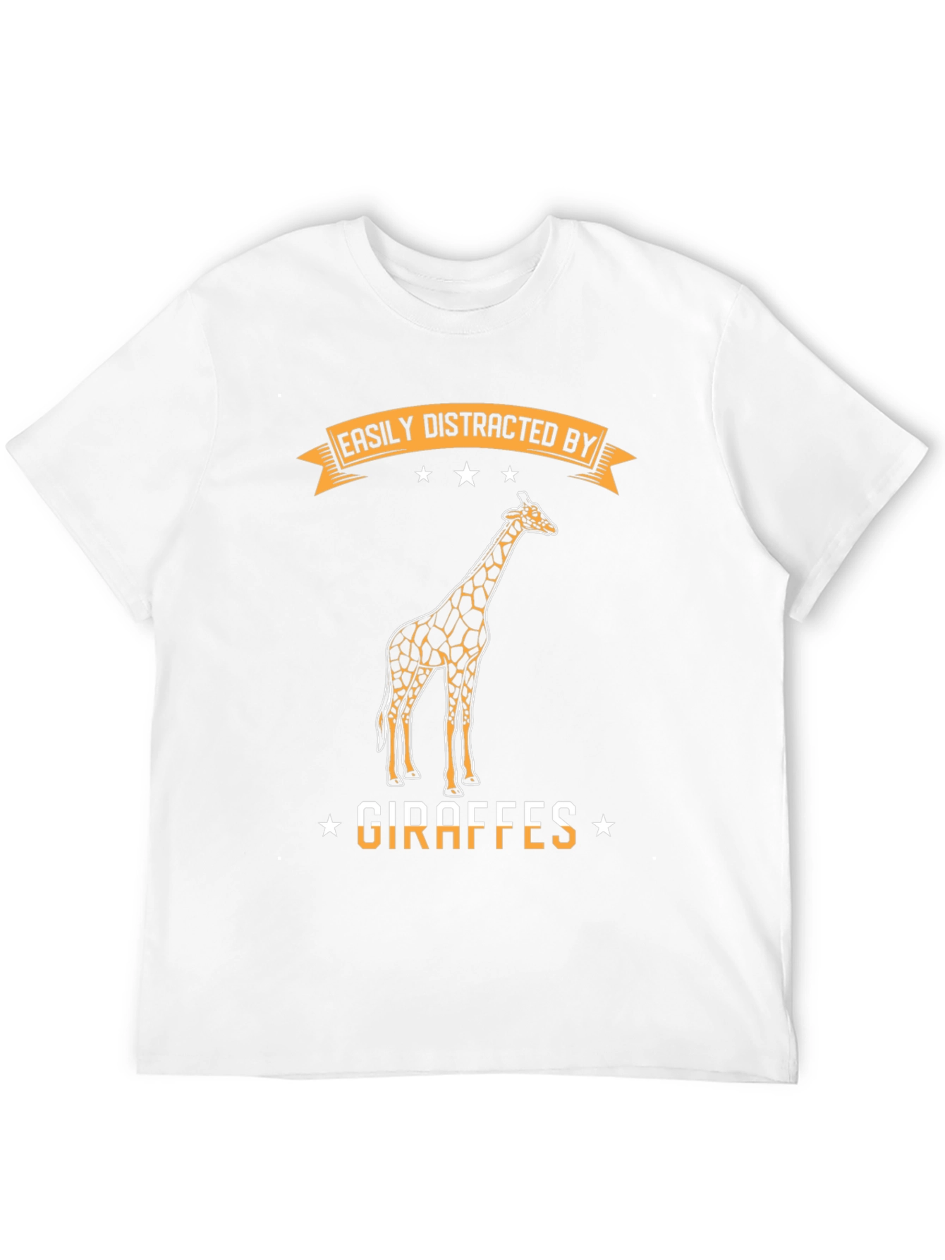 Easily Distracted By Giraffes Graphic T-Shirt