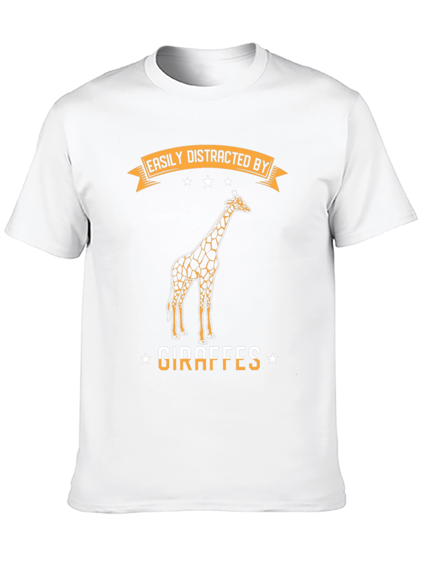 Easily Distracted By Giraffes Graphic T-Shirt