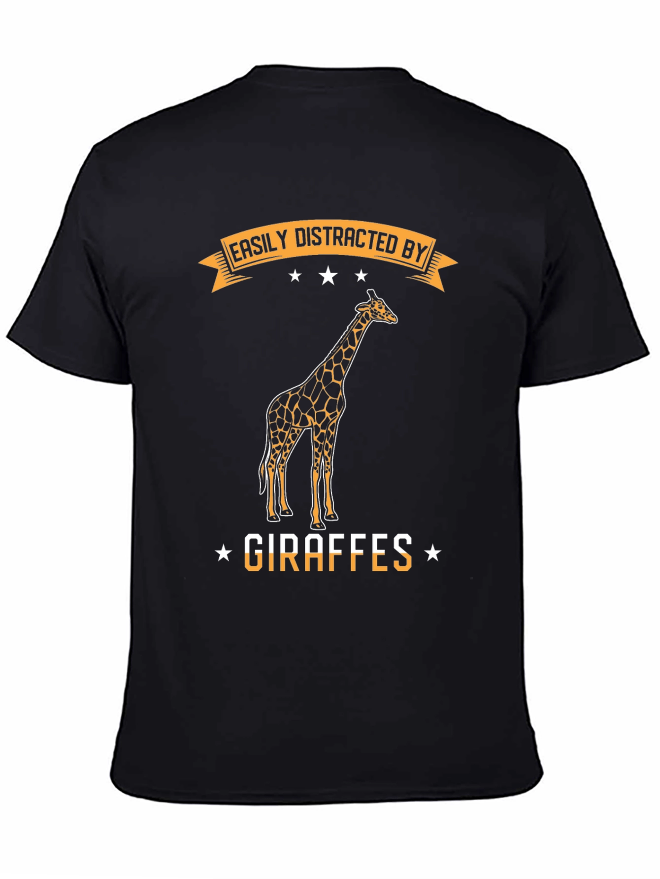Easily Distracted By Giraffes Graphic T-Shirt