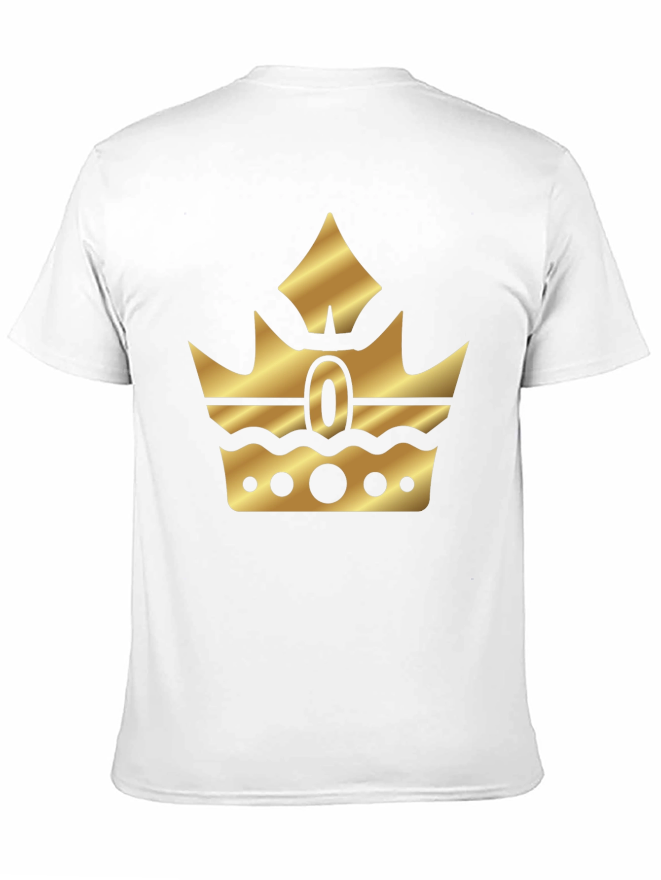 Gold Crown Graphic Black T-Shirt