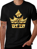 Gold Crown Graphic Black T-Shirt