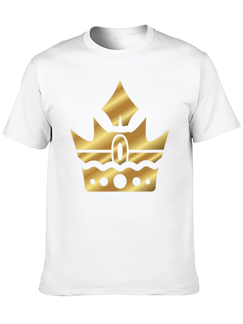 Gold Crown Graphic Black T-Shirt