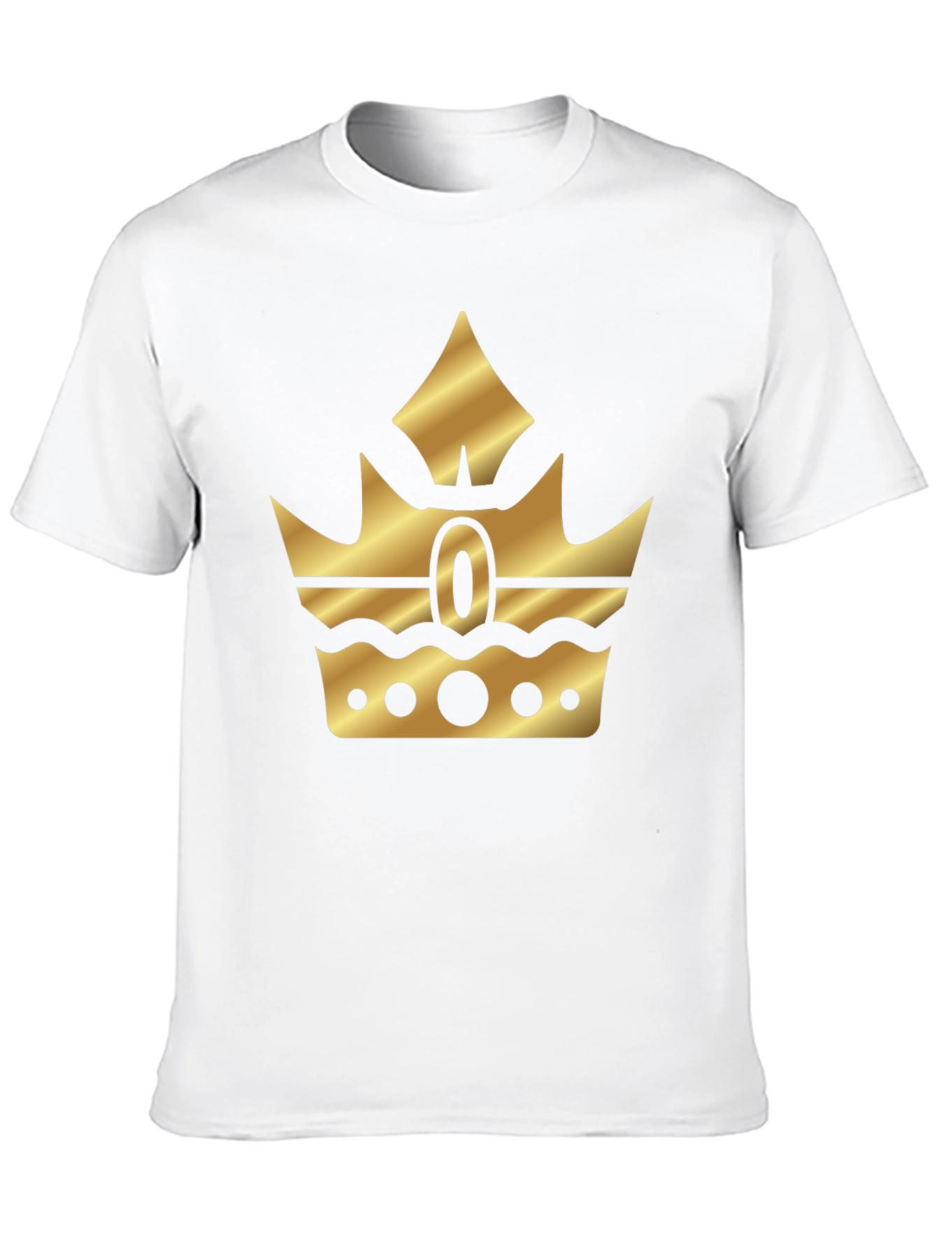 Gold Crown Graphic Black T-Shirt
