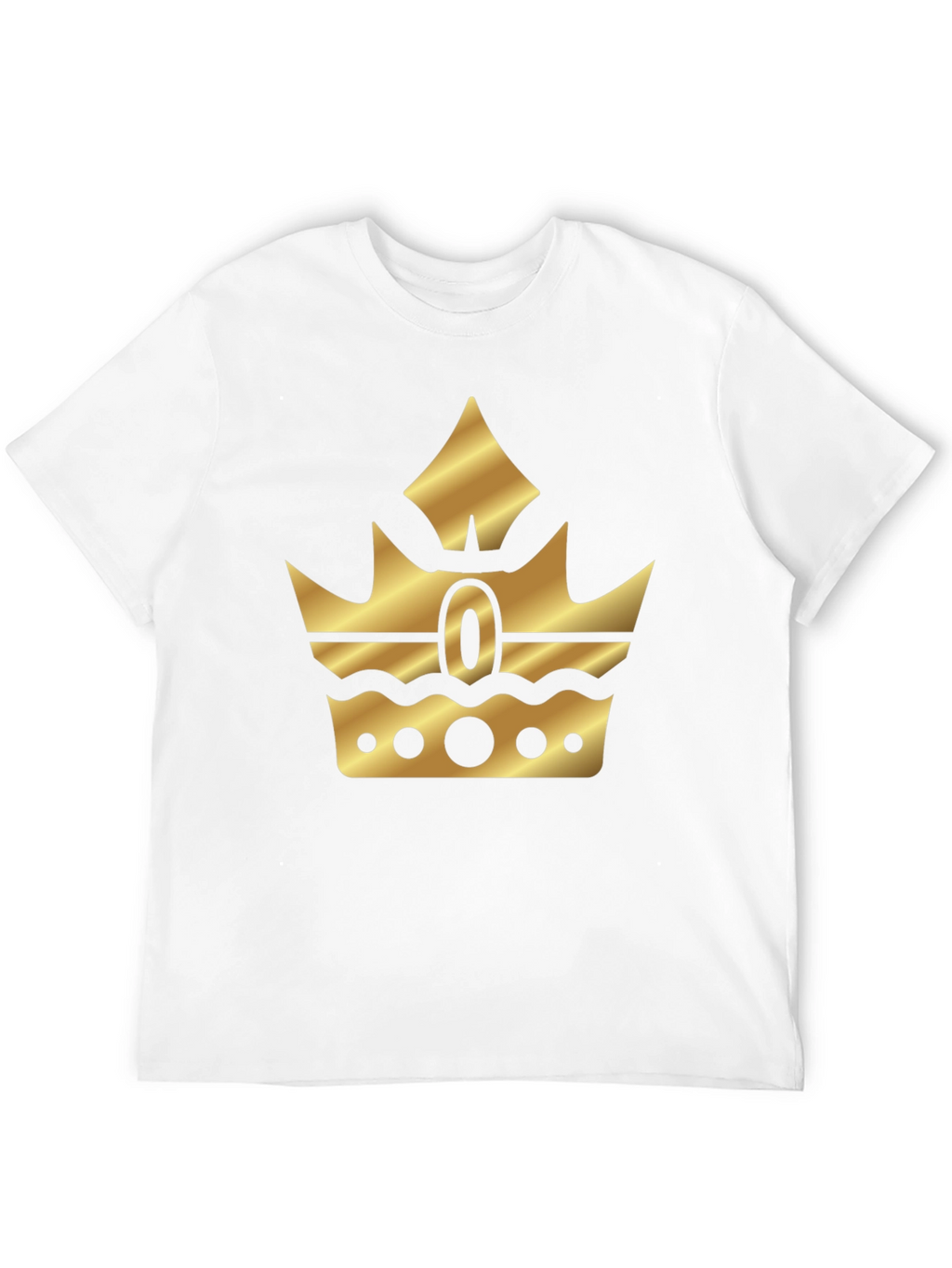Gold Crown Graphic Black T-Shirt