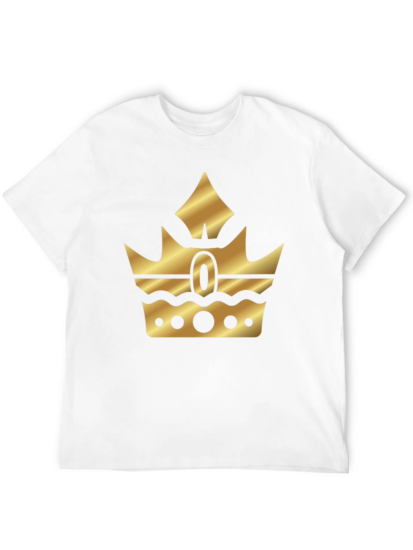 Gold Crown Graphic Black T-Shirt