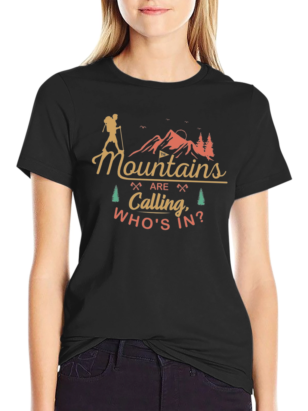 Mountains are Calling Mens T-Shirt