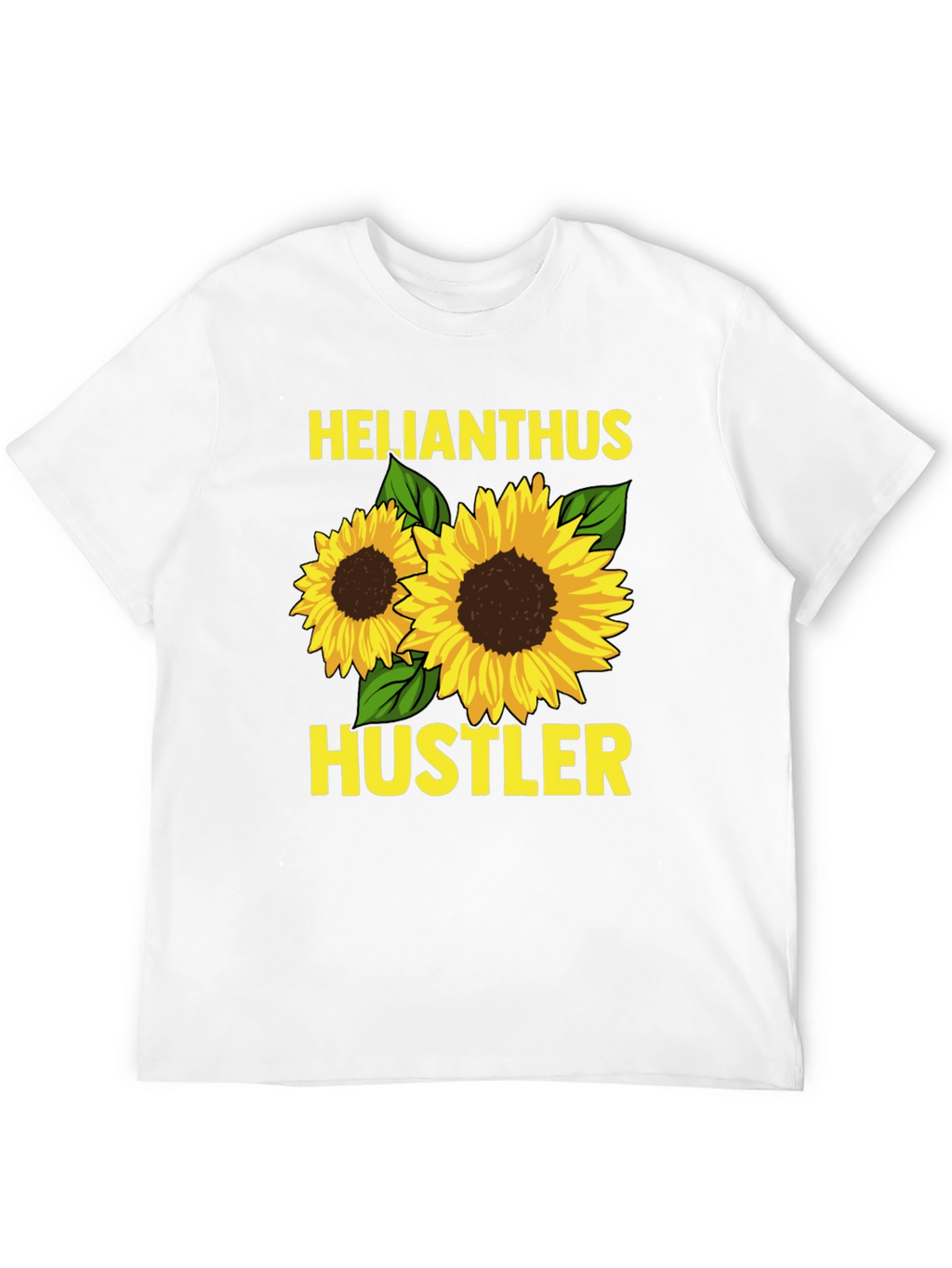 Helianthus Hustler Sunflower Graphic Tee