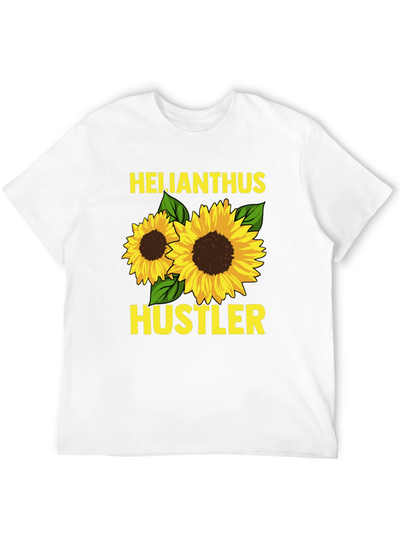 Helianthus Hustler Sunflower Graphic Tee