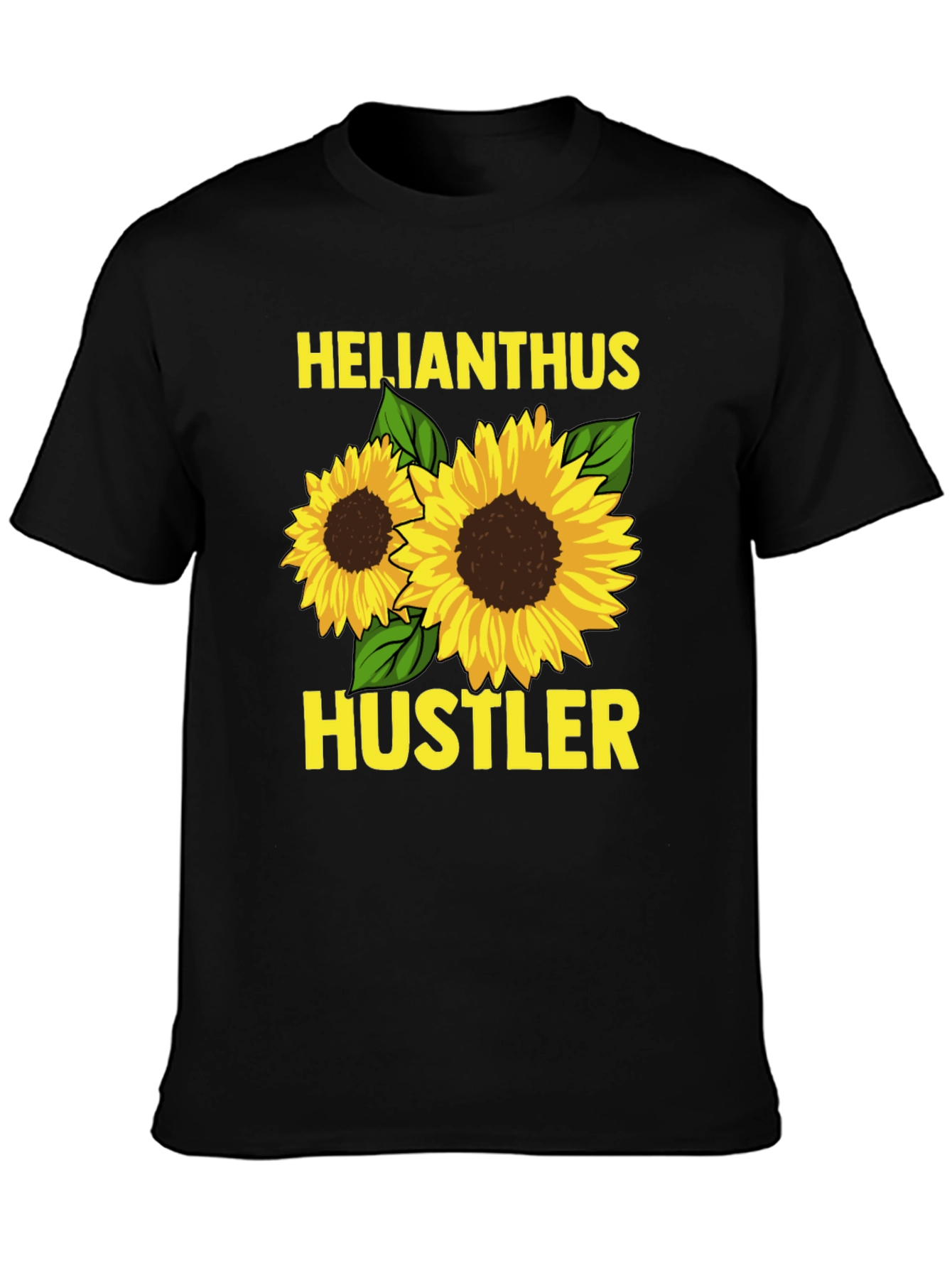 Helianthus Hustler Sunflower Graphic Tee