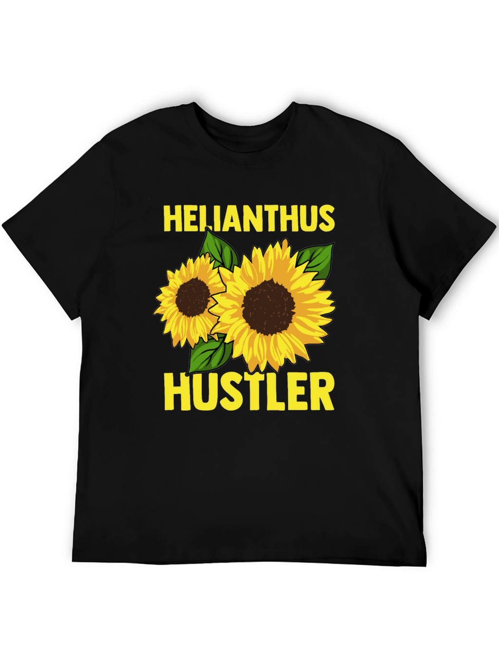 Helianthus Hustler Sunflower Graphic Tee