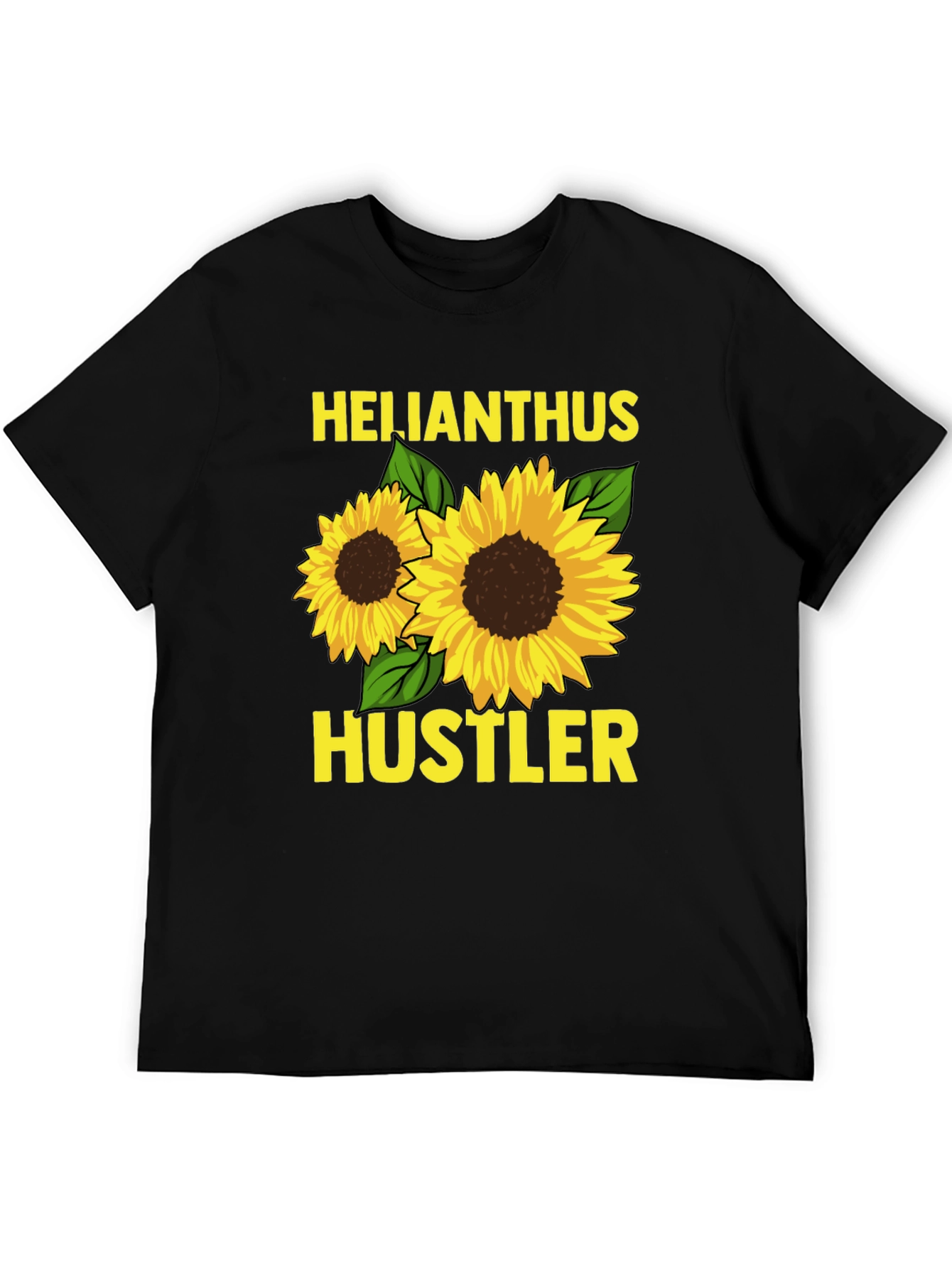 Helianthus Hustler Sunflower Graphic Tee