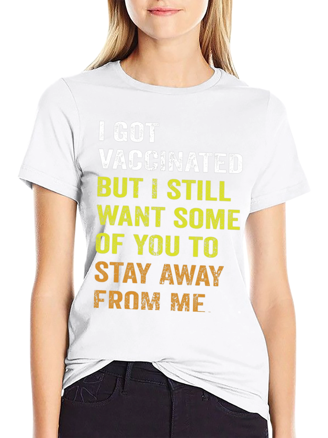 Vaccinated Humor T-Shirt - Stay Away Tee