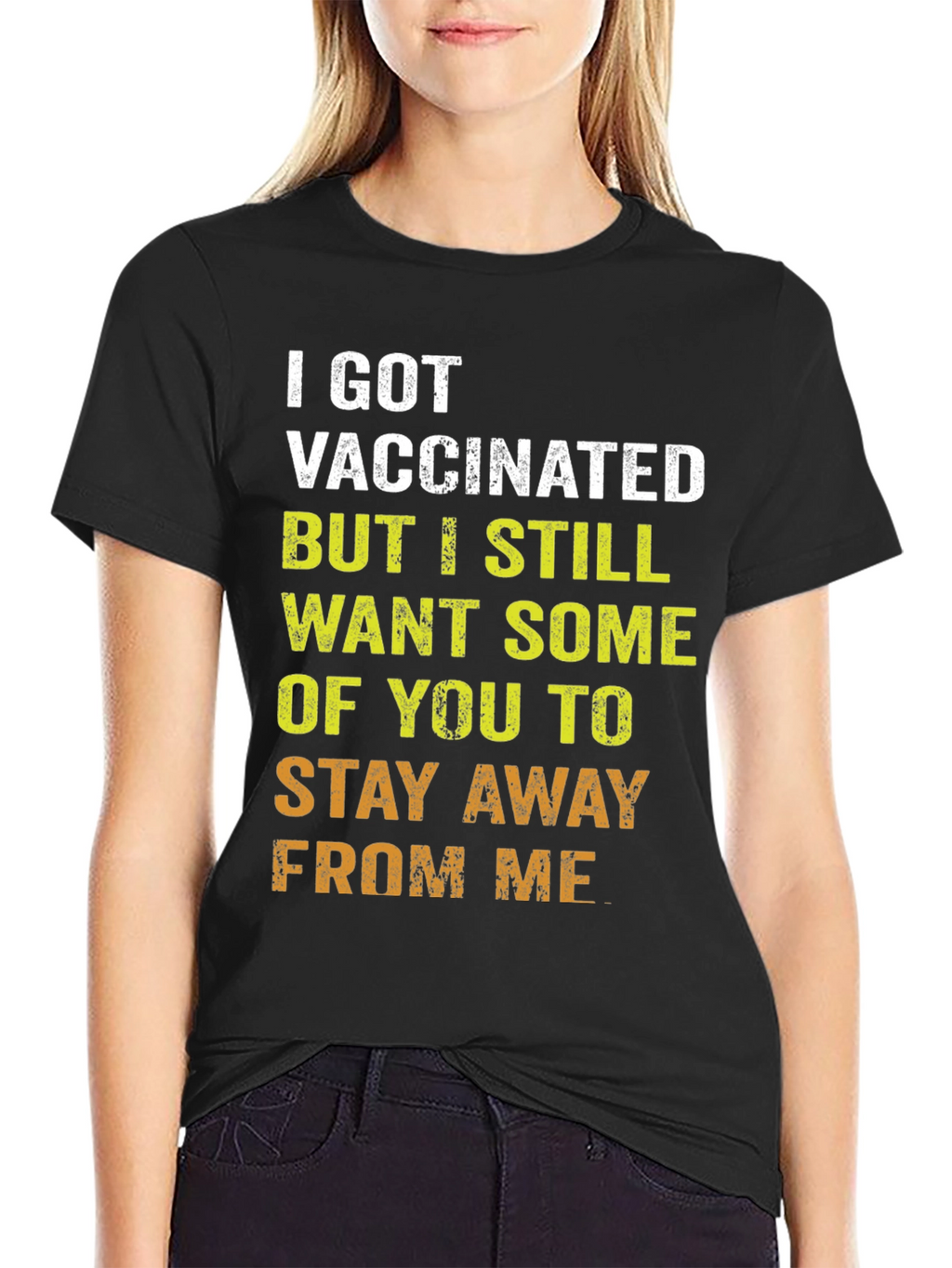 Vaccinated Humor T-Shirt - Stay Away Tee