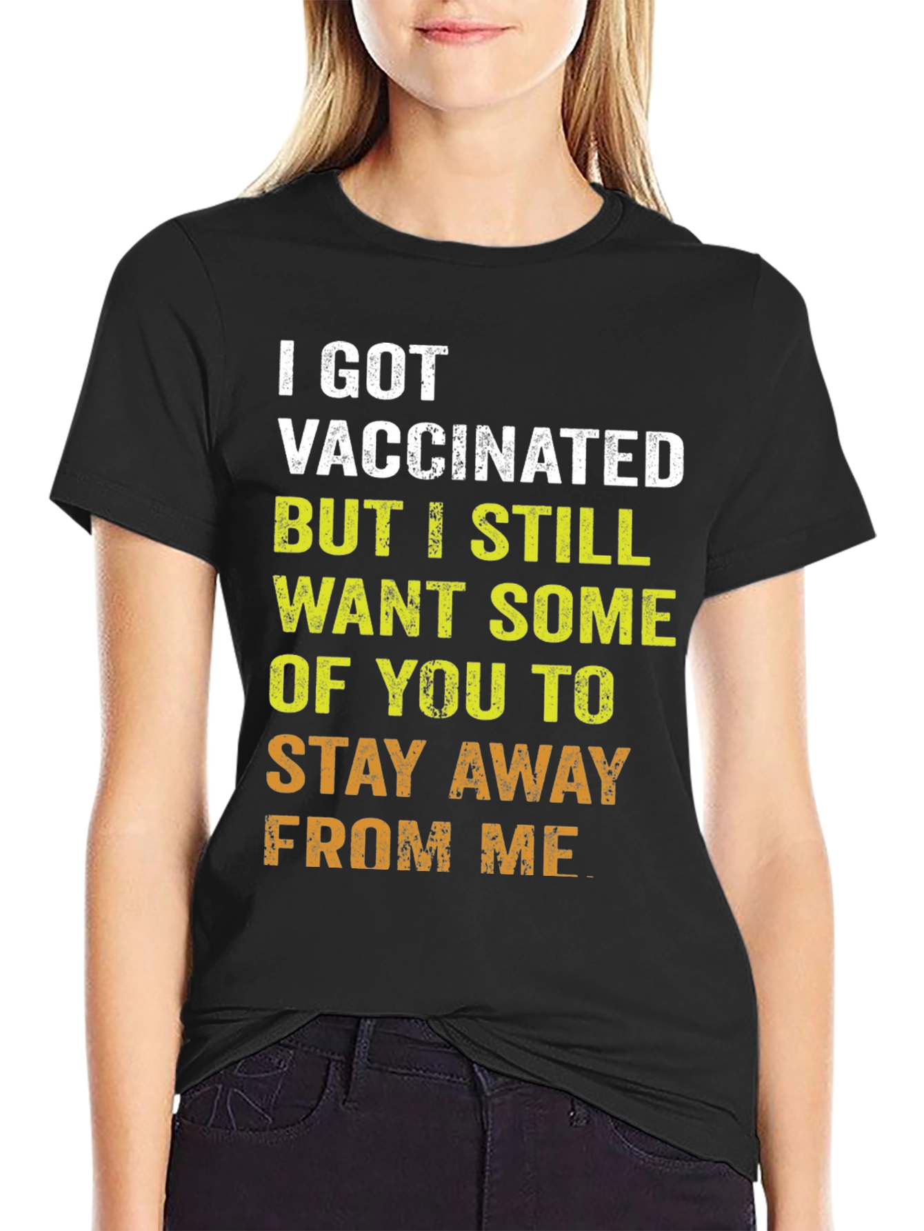 Vaccinated Humor T-Shirt - Stay Away Tee