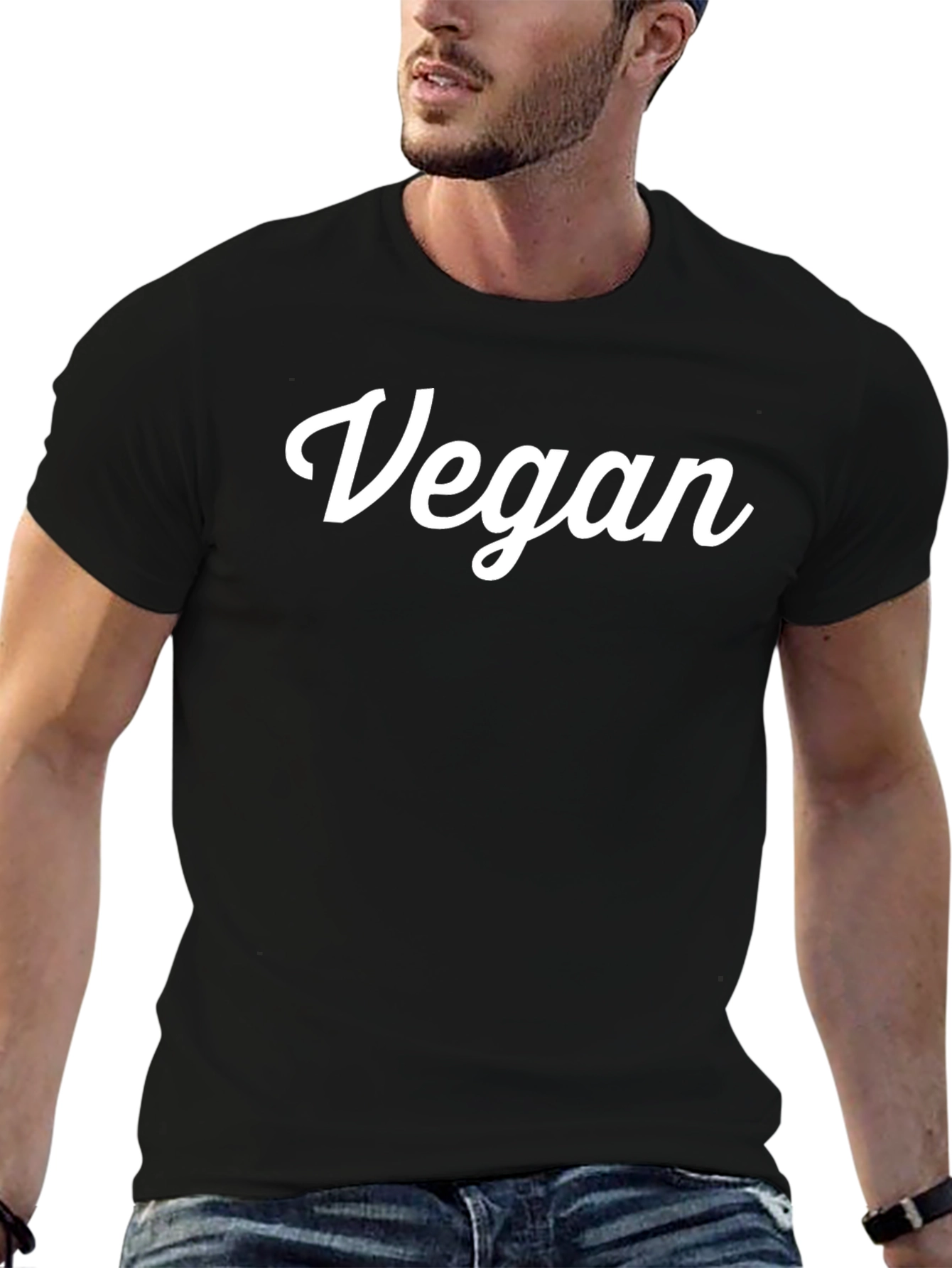 Vegan Statement Tee - Stylish & Comfortable