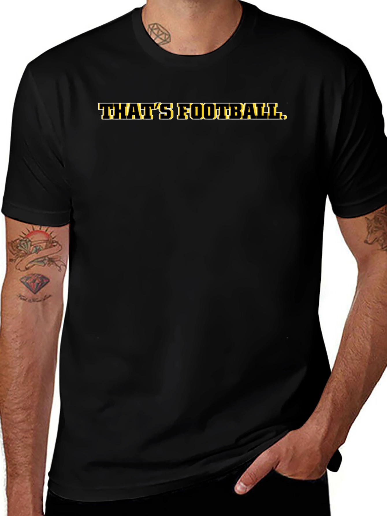 Thats Football Black Graphic Tee