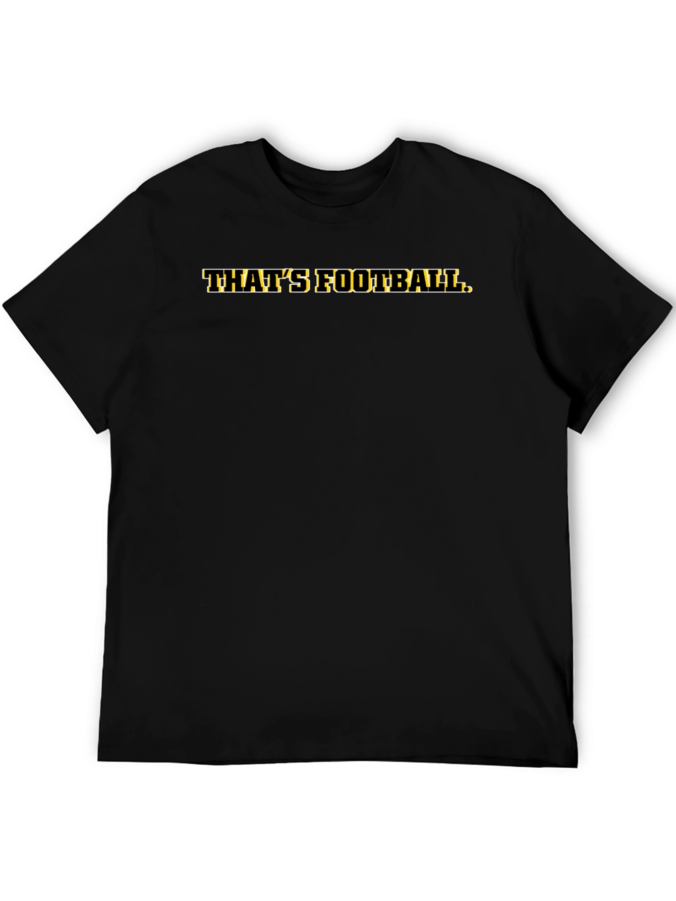 Thats Football Black Graphic Tee
