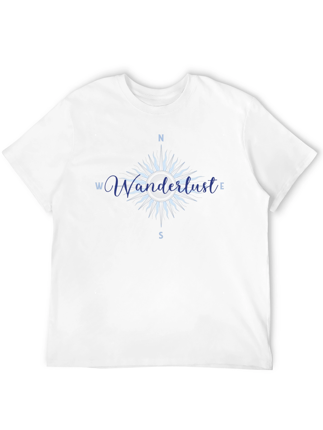 Wanderlust Compass Graphic Tee - Black
