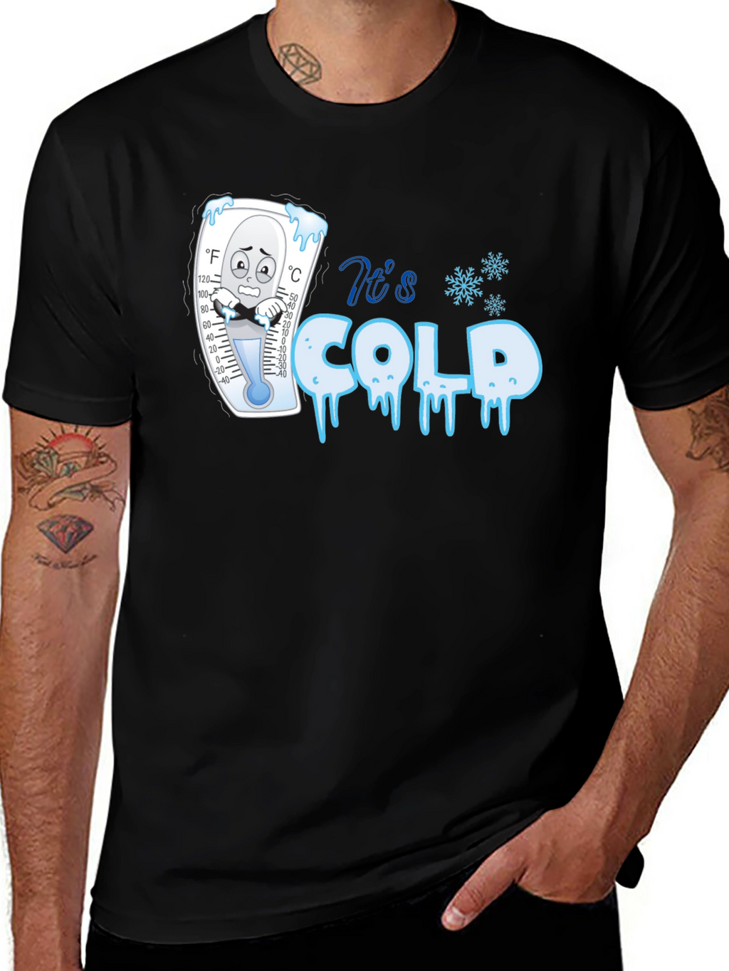 Its Cold Graphic T-Shirt