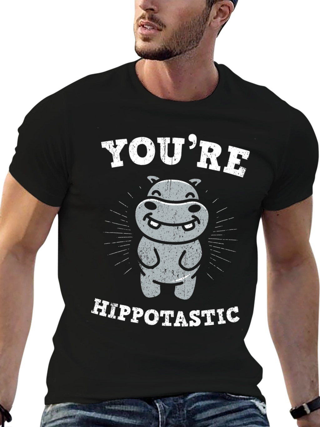 Youre Hippotastic T-Shirt - Funny Hippo Graphic Tee