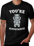 Youre Hippotastic T-Shirt - Funny Hippo Graphic Tee