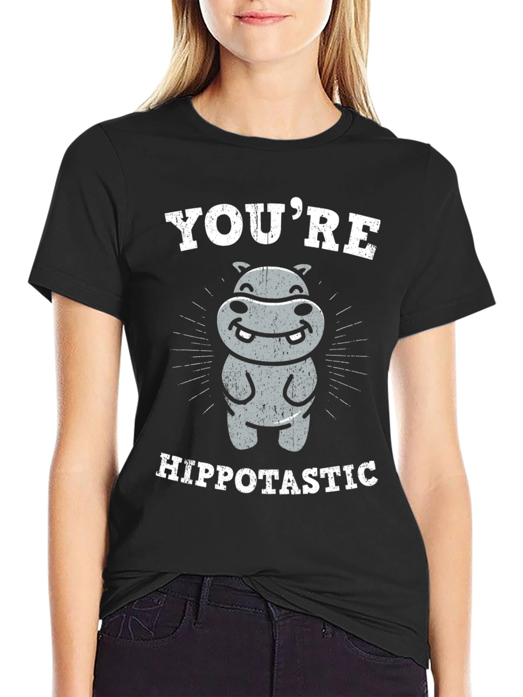 Youre Hippotastic T-Shirt - Funny Hippo Graphic Tee