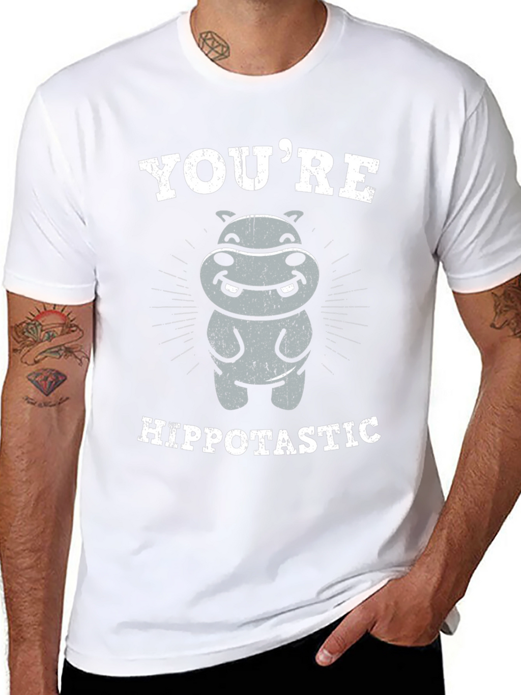 Youre Hippotastic T-Shirt - Funny Hippo Graphic Tee